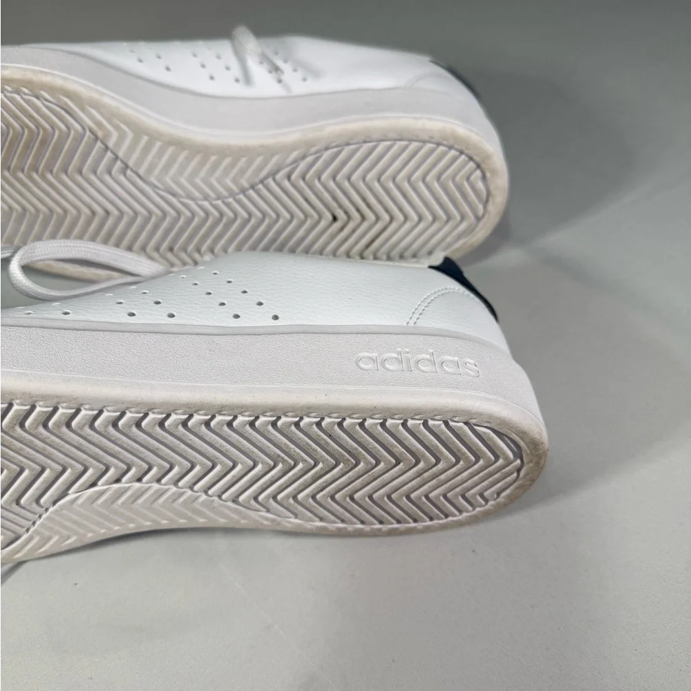 Adidas Advantage White Navy Womens 9 Cloudfoam Sneaker‎